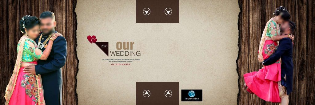 wedding album cover page
 Album Cover PSD Free Download