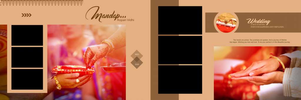 12X36 Wedding Album Vidhi PSD Free Download