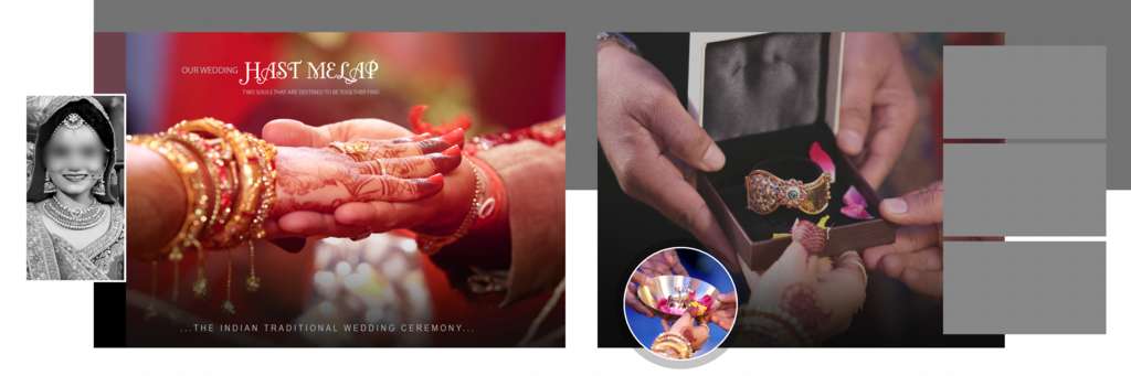indian wedding album design