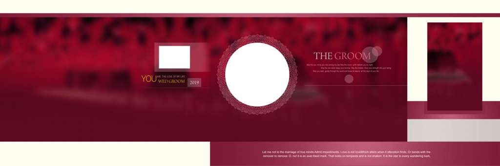 New 2020 12x36 Wedding Album DM PSD Template Vol - 2