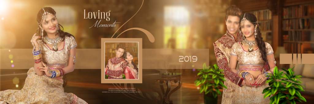 New 2020 12x36 Wedding Album DM PSD Template Vol - 4