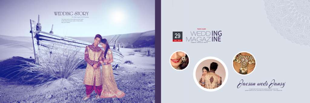 New 2020 12x36 Wedding Album DM PSD Template Vol - 5 