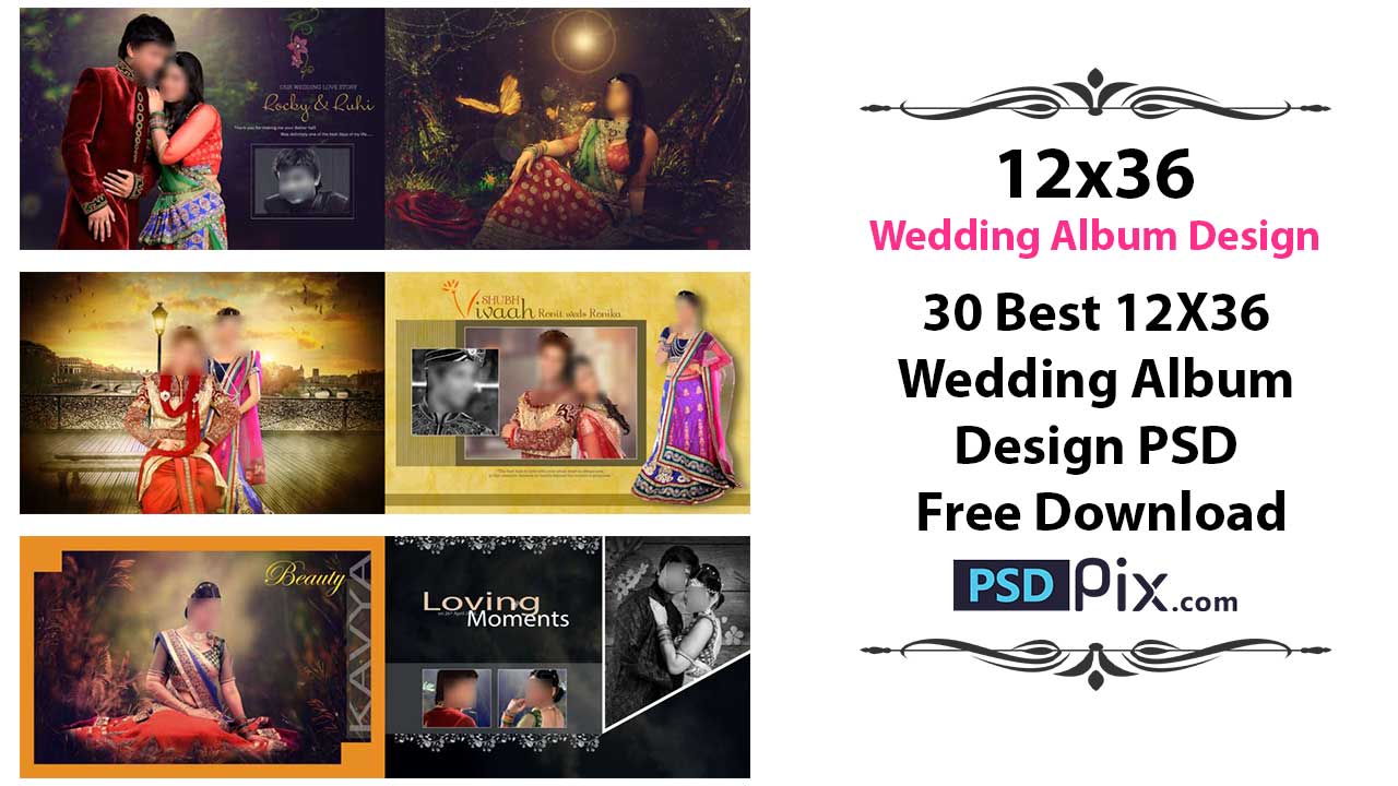 Wedding Album Design Templates Psd Free Download