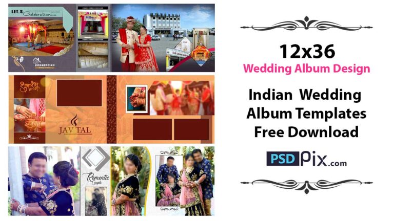 Indian Wedding Album Templates Free Download - PSDPIX.COM