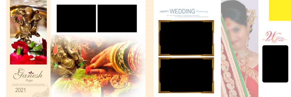 Wedding Album Design PSD Free Download 12X36 Zip