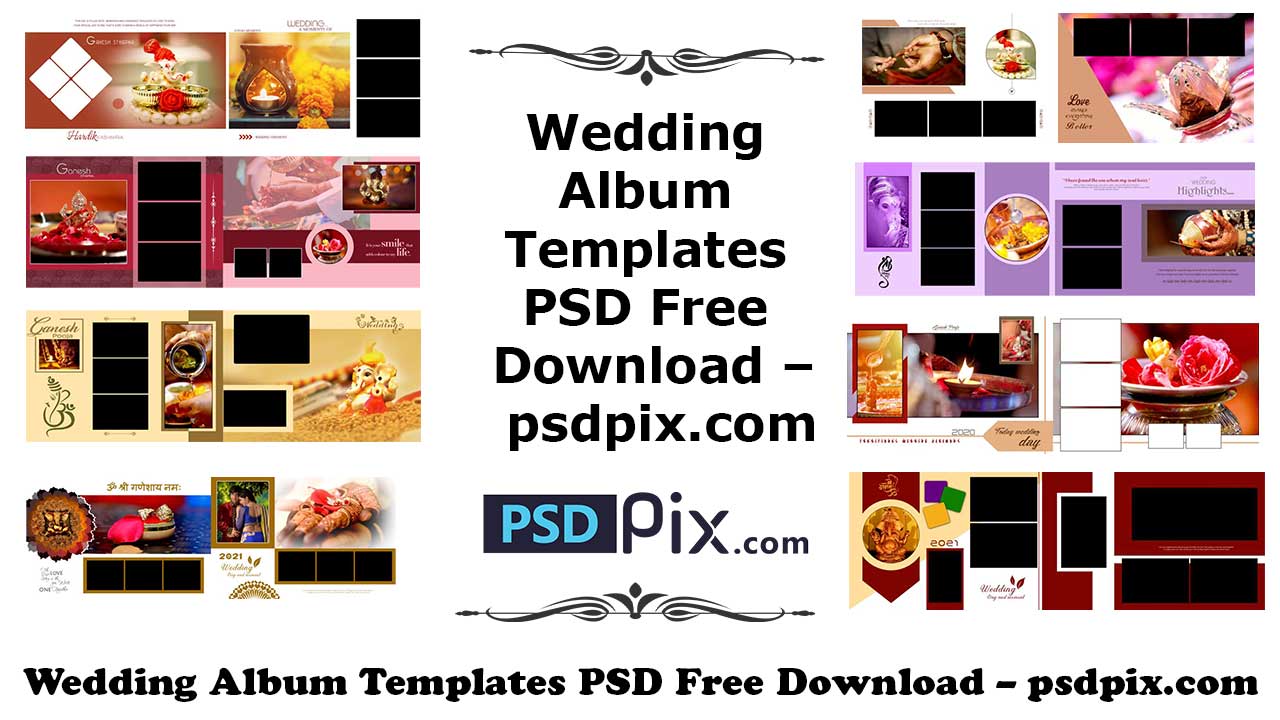 Candid Wedding album design Manual 12x18, 12x36