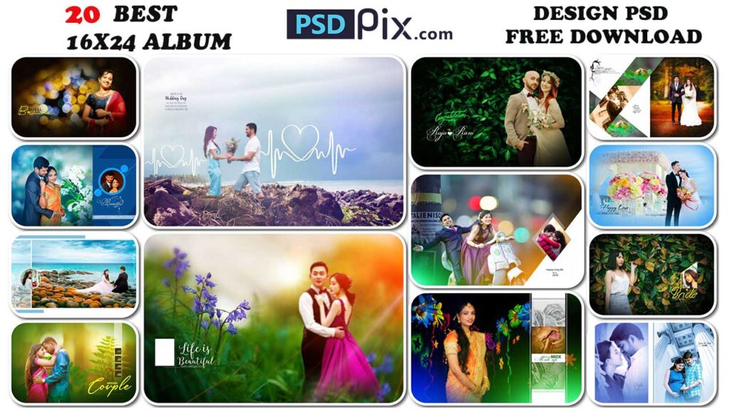 20 Best 16X24 Album Design PSD Free Download - PSDPIX.COM