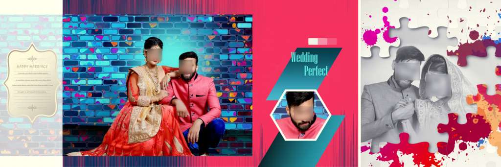 New 2022 Wedding Album DM Design With Fully Editable Format 