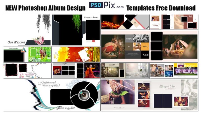 NEW Photoshop Album Design Templates Free Download - PSDPIX.COM