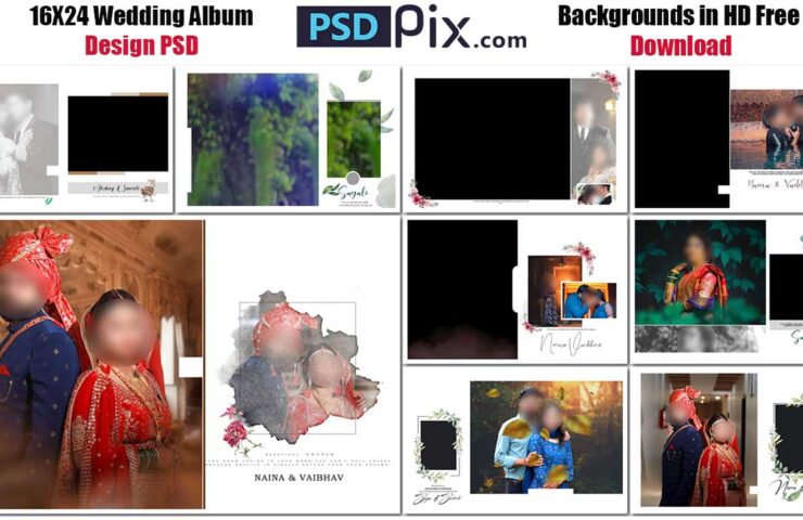 16X24 Album PSD