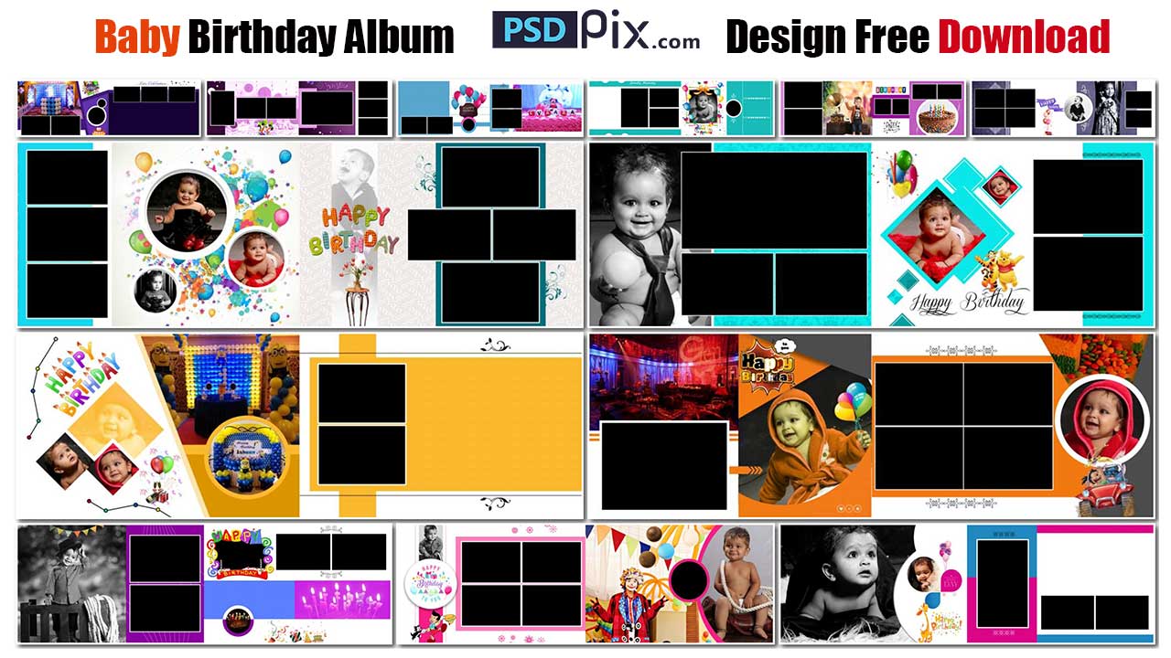 baby birthday album after effects template free download