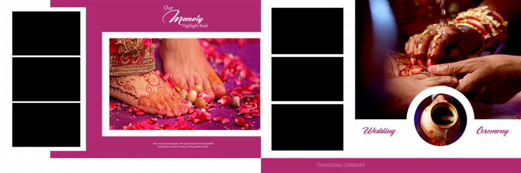Creative Wedding Album Design PSD Files Free Download 