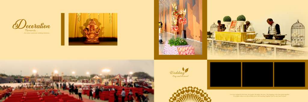 Indian Wedding Album Design PSD Free Download 12X36