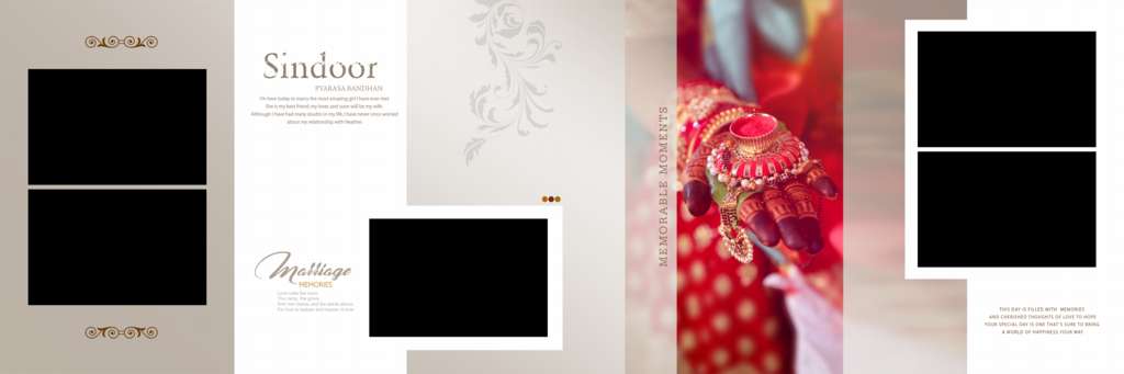 Marriage Album Design PSD Free Download