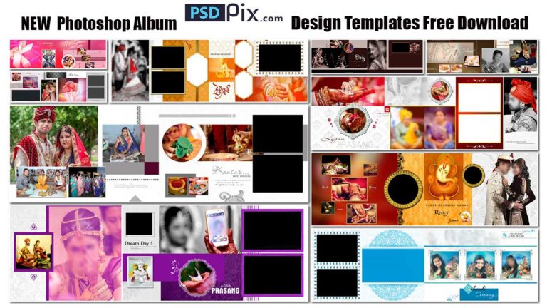 NEW Photoshop Album Design Templates Free Download - PSDPIX.COM